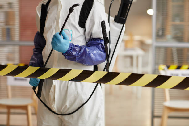 Professional Biohazard technician working in Roanoke, TX